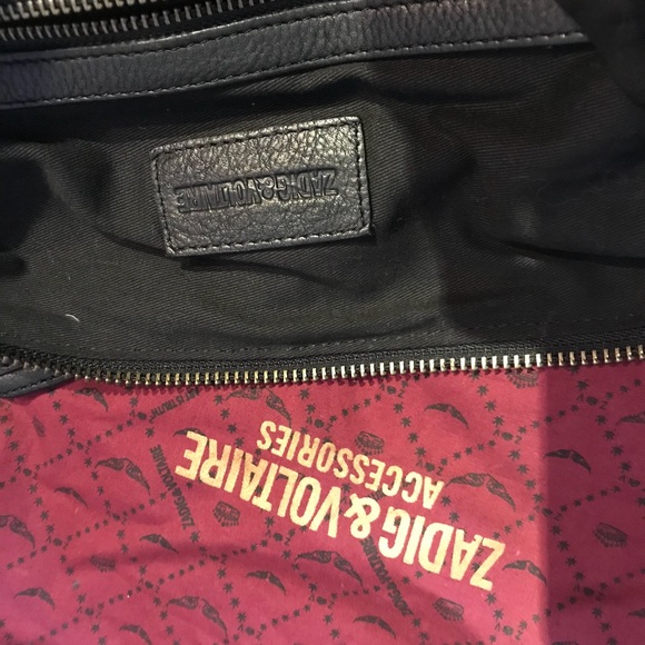 Zadig&Voltaire black leather multi-wearable bag - Picture 5 of 8